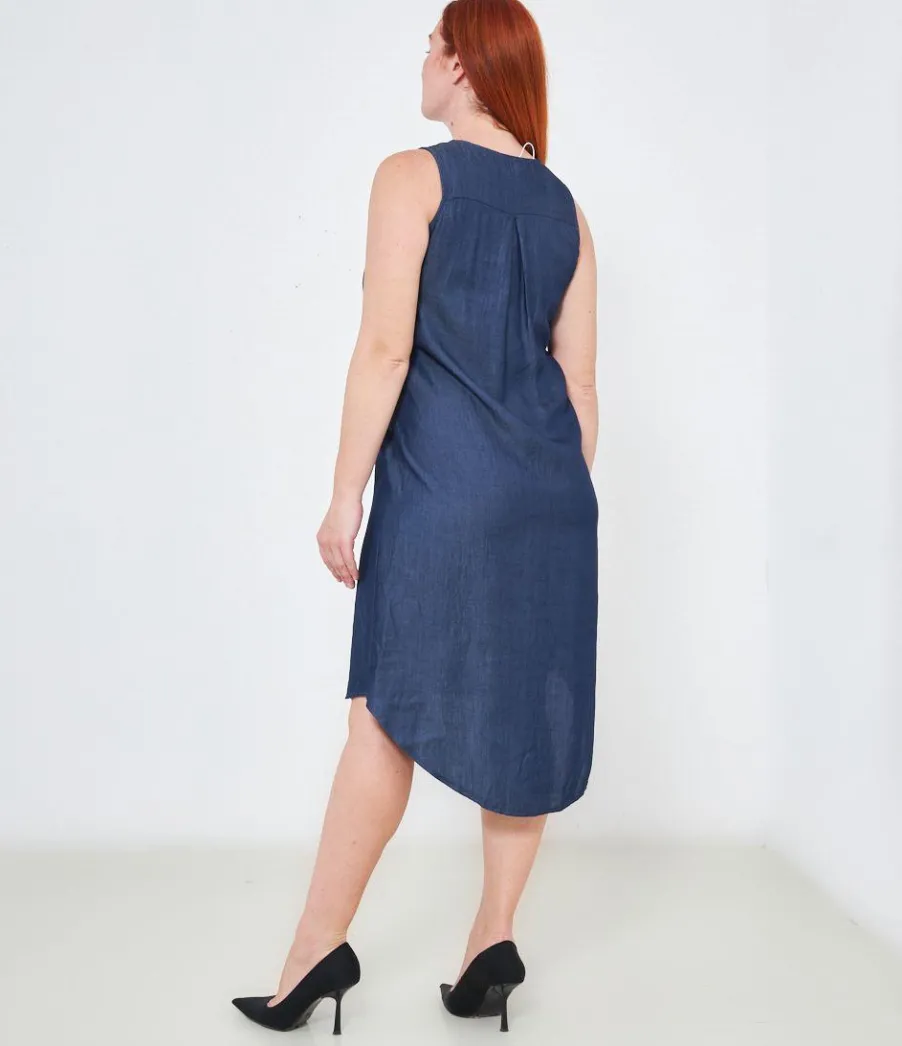Zuiki Abito asimmetrico Blue New