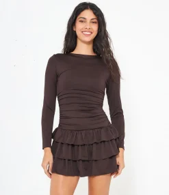 Zuiki Abito mini a balze Discount