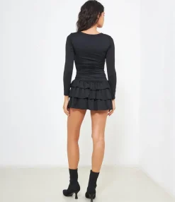 Zuiki Abito mini a balze Discount