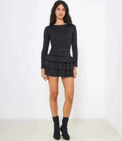Zuiki Abito mini a balze Discount