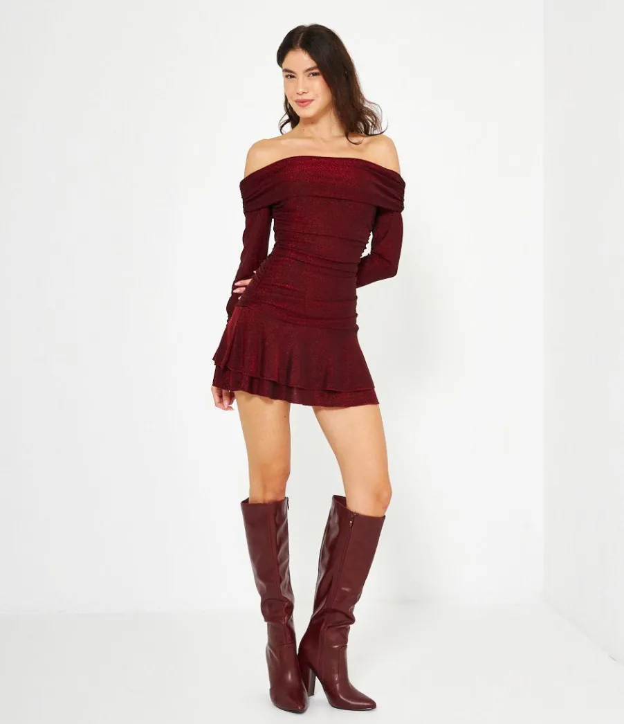 Zuiki Abito mini in lurex Clearance
