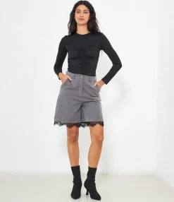 Zuiki Bermuda con pizzo Best