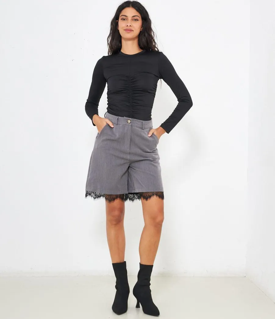 Zuiki Bermuda con pizzo Best