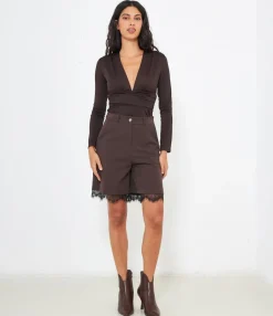 Zuiki Bermuda con pizzo Best