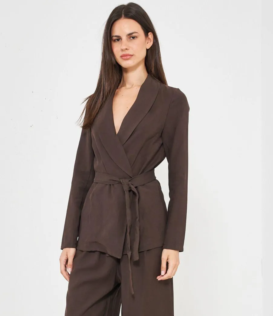 Zuiki Blazer con cintura