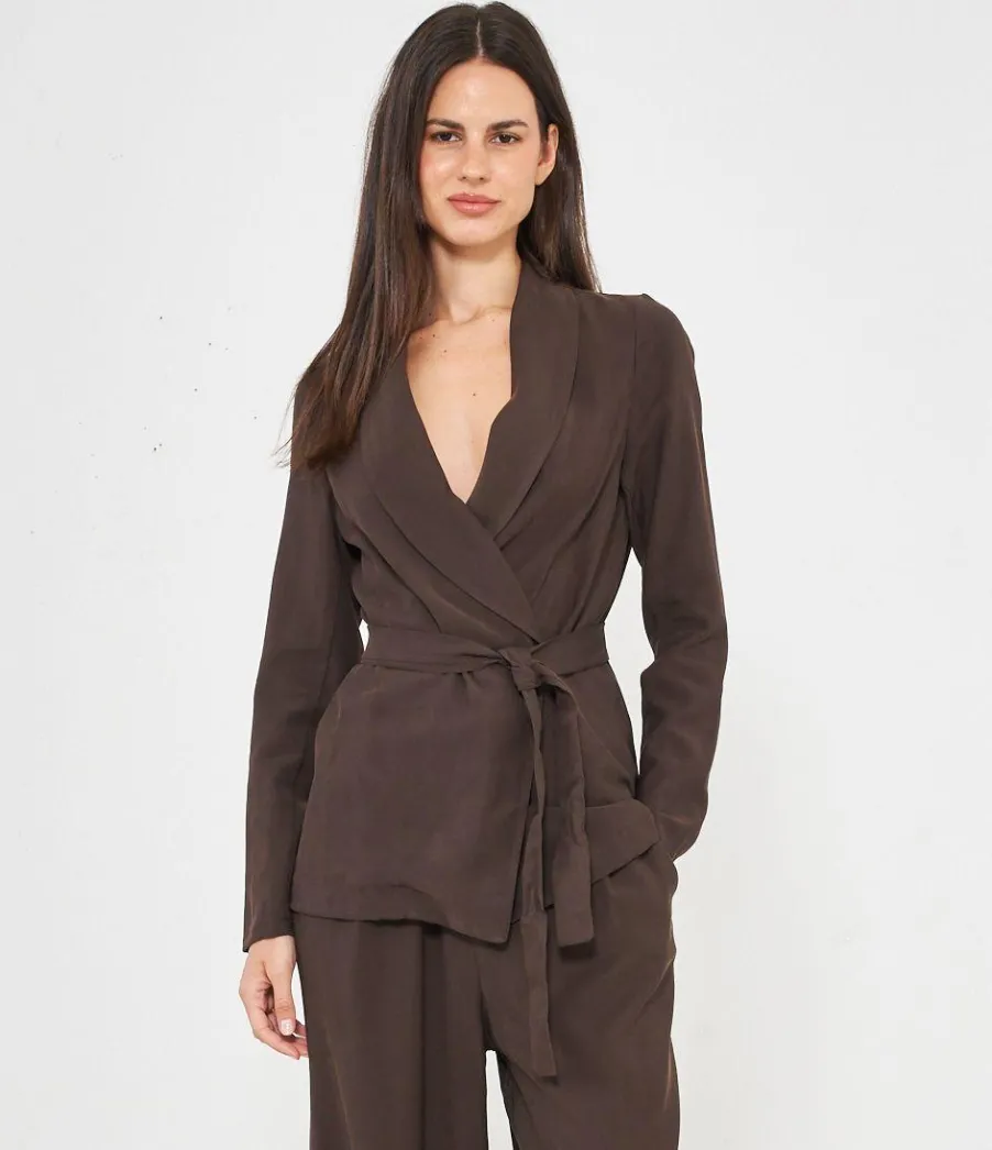 Zuiki Blazer con cintura
