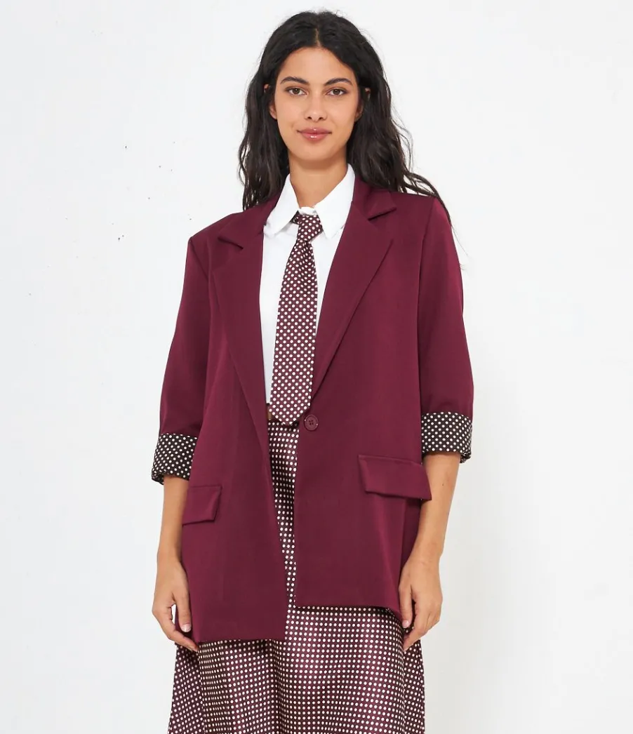 Zuiki Blazer risvolti pois Hot