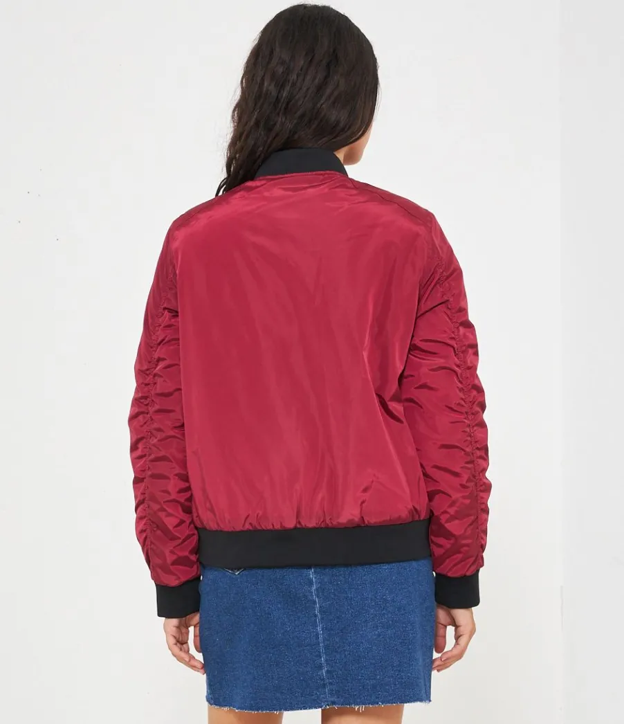 Zuiki Bomber con bordi a costine Sale