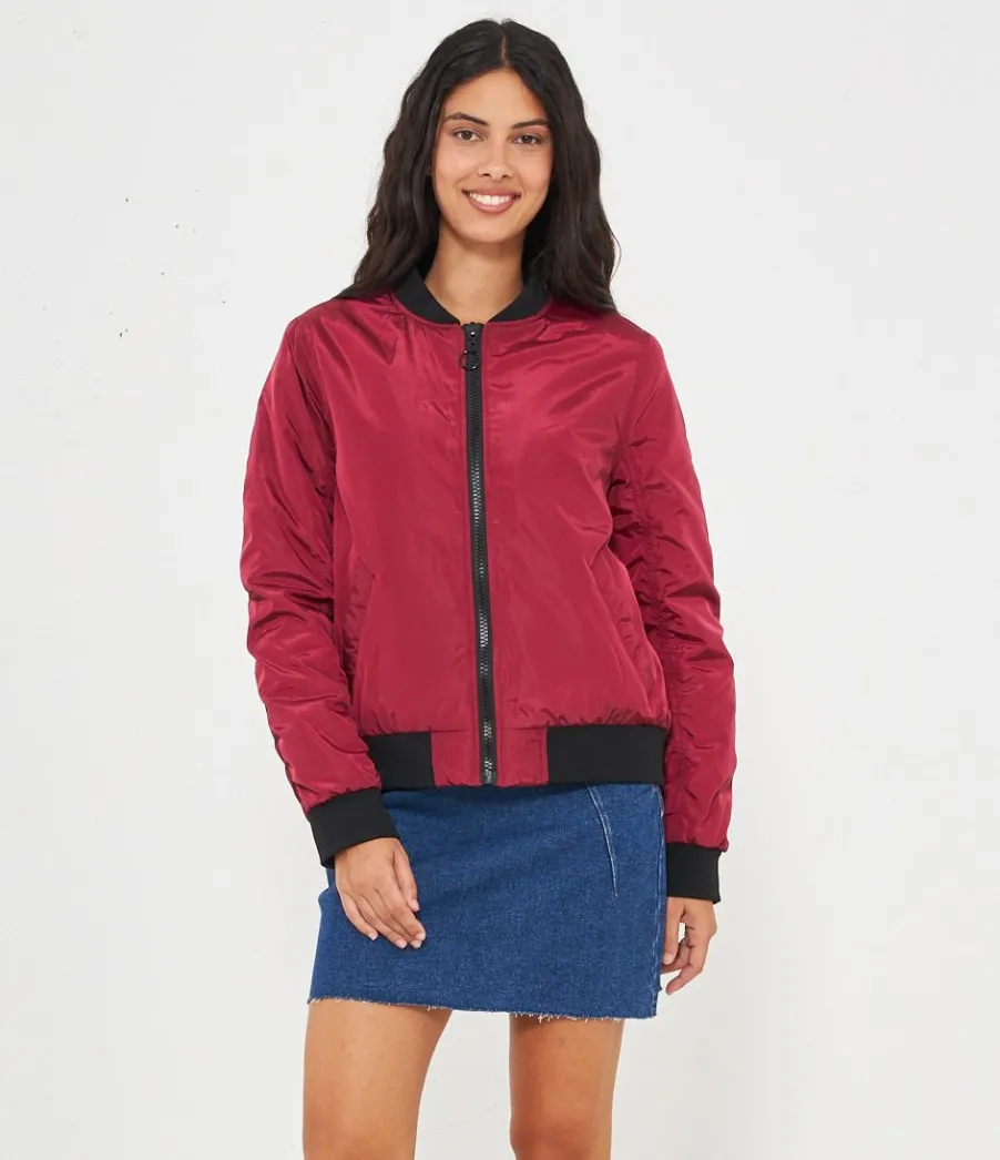 Zuiki Bomber con bordi a costine Sale