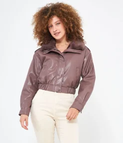 Zuiki Bomber effetto pelle New