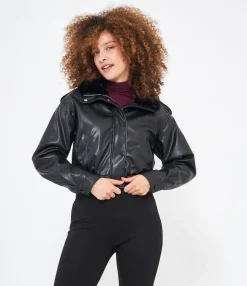 Zuiki Bomber effetto pelle New