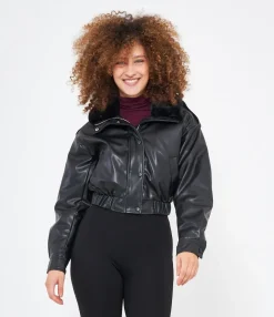 Zuiki Bomber effetto pelle New