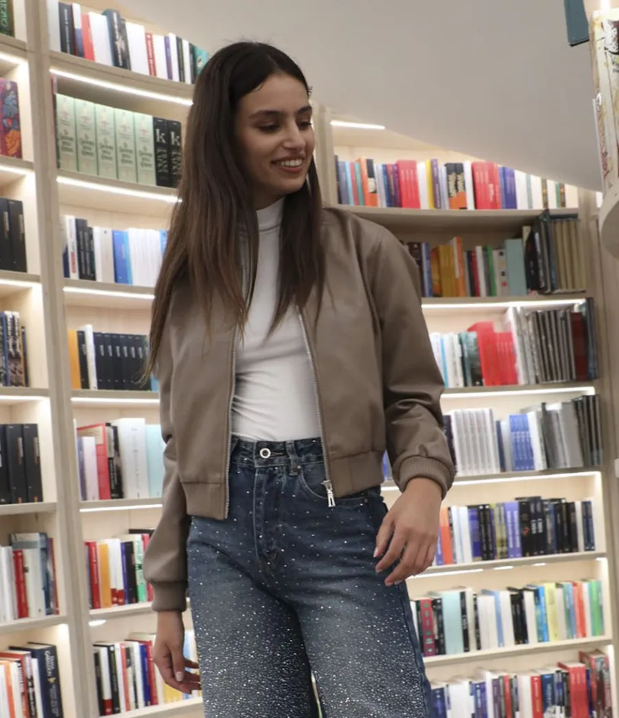 Zuiki Bomber effetto pelle New