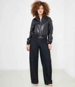 Zuiki Bomber effetto pelle New