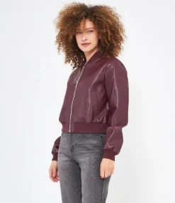 Zuiki Bomber effetto pelle New