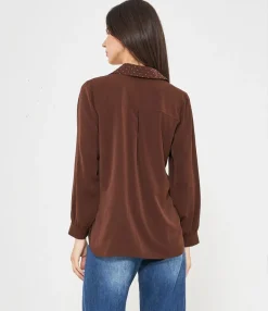 Zuiki Camicia con strass frontali Hot
