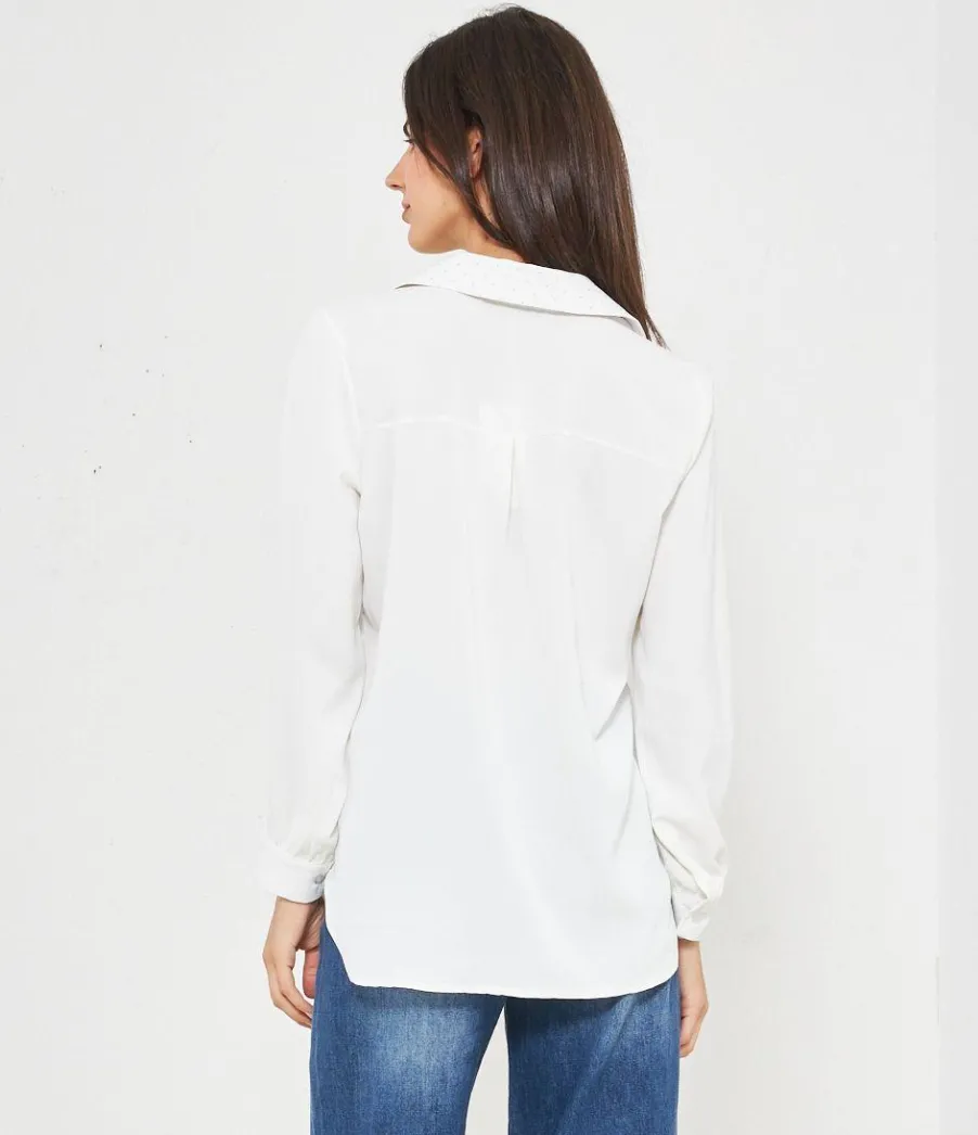 Zuiki Camicia con strass frontali Hot