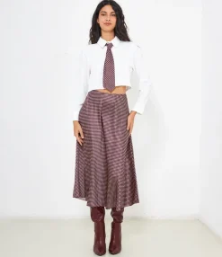 Zuiki Camicia crop con cravatta New