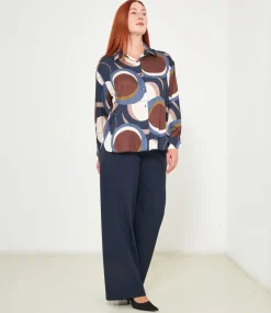 Zuiki Camicia fantasia geometrica