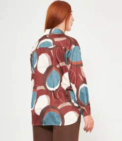 Zuiki Camicia fantasia geometrica