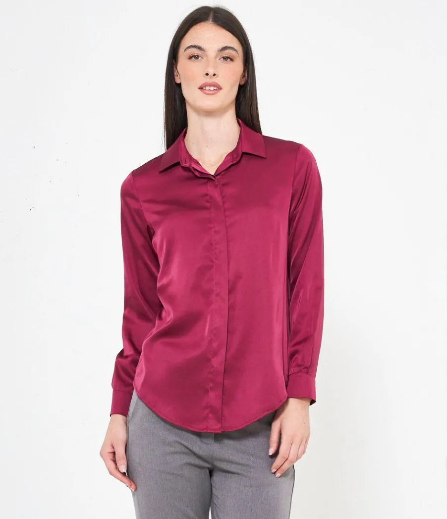 Zuiki Camicia in raso Discount