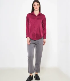 Zuiki Camicia in raso Discount