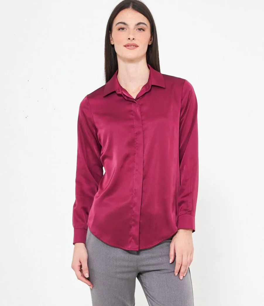 Zuiki Camicia in raso Discount