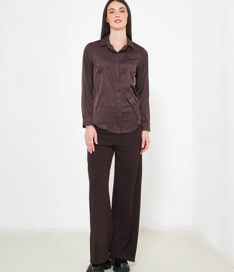 Zuiki Camicia in raso Discount