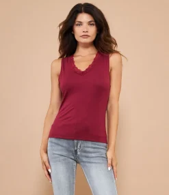 Zuiki Canotta con pizzo Online