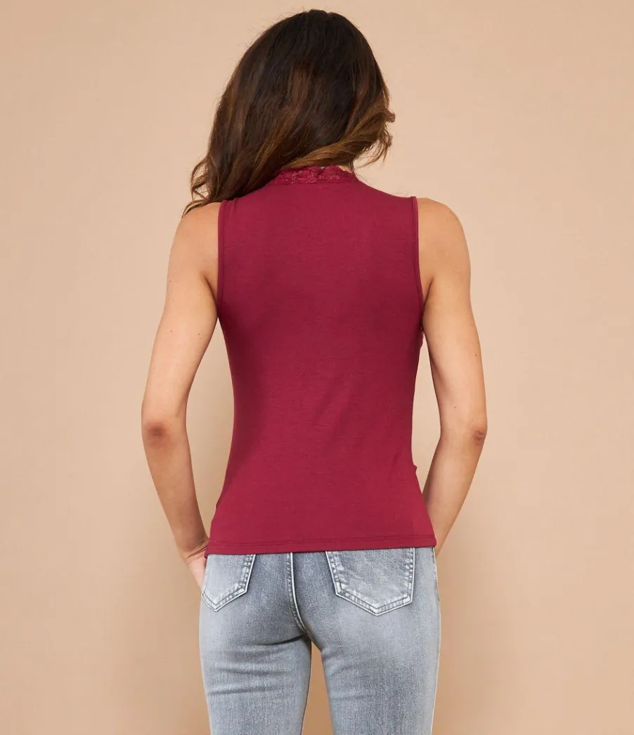 Zuiki Canotta con pizzo Online