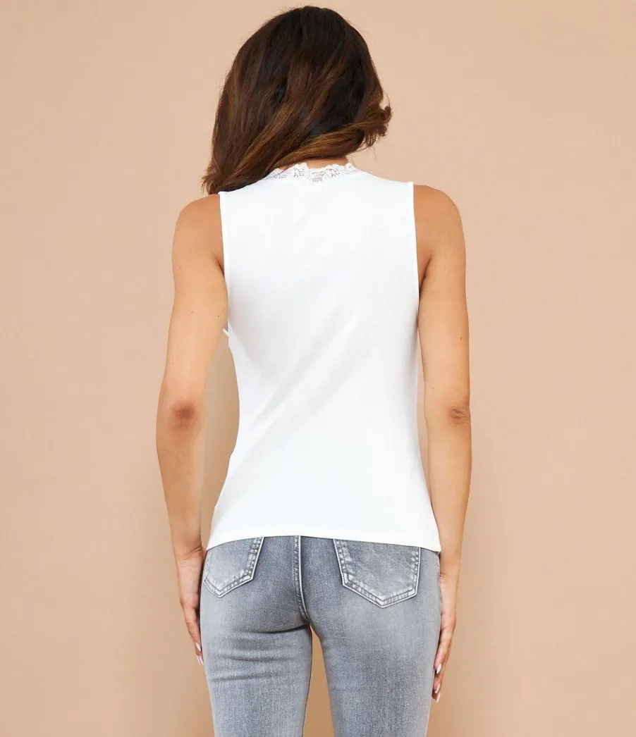 Zuiki Canotta con pizzo Online