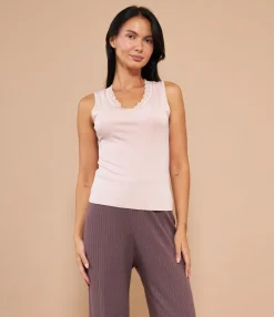 Zuiki Canotta con pizzo Online