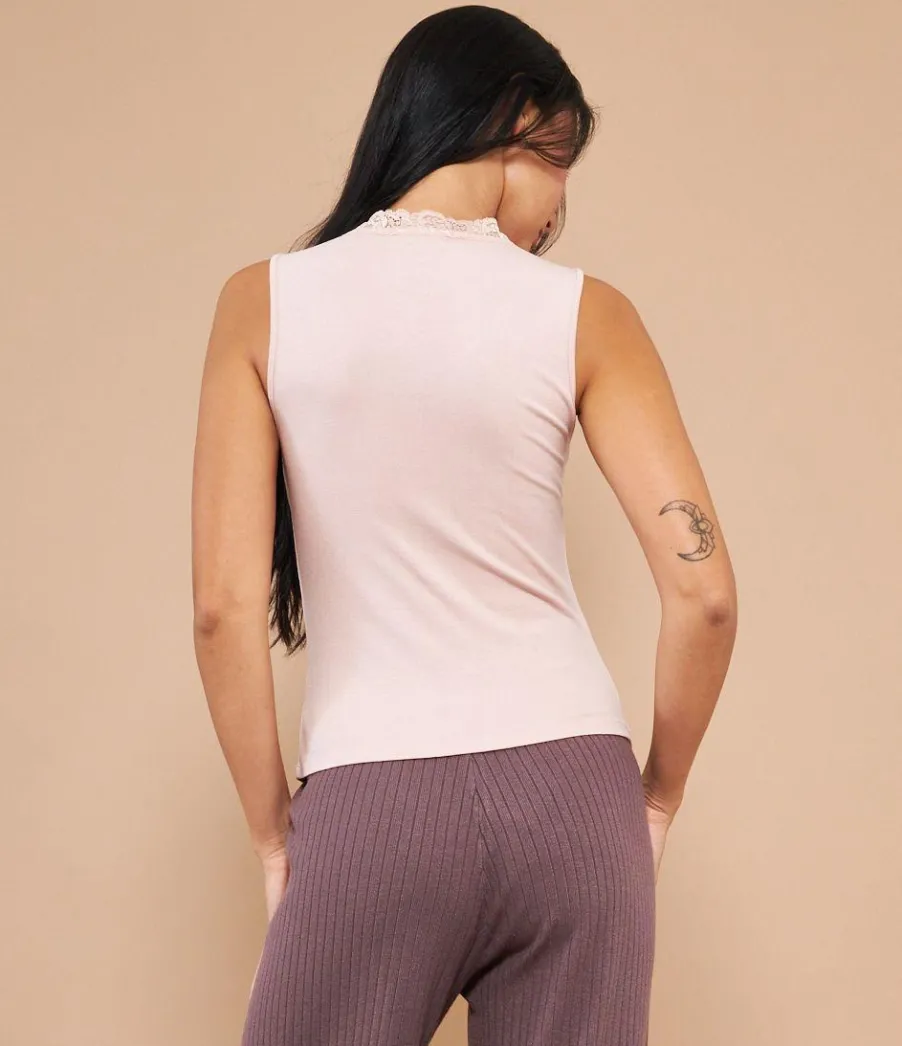 Zuiki Canotta con pizzo Online