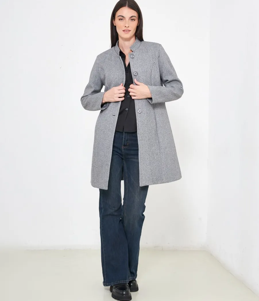 Zuiki Cappotto quattro bottoni New