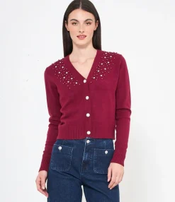 Zuiki Cardigan bottoni gioiello Sale