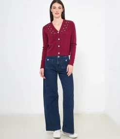 Zuiki Cardigan bottoni gioiello Sale