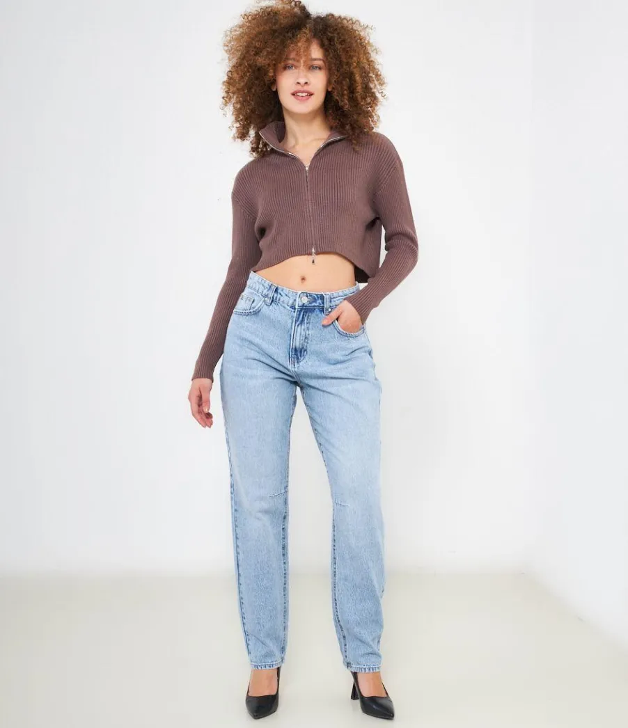 Zuiki Cardigan con zip Clearance