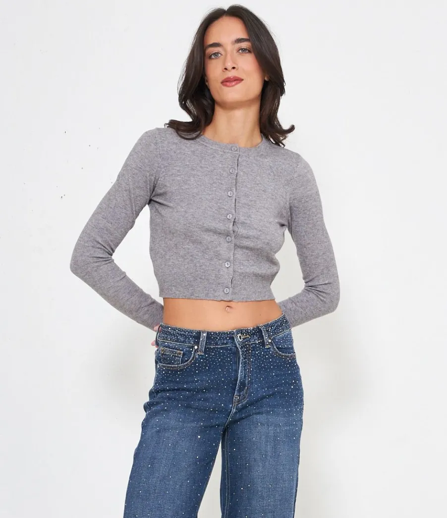 Zuiki Cardigan crop Discount