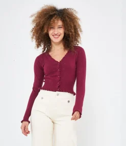 Zuiki Cardigan crop Online