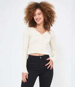 Zuiki Cardigan crop Online