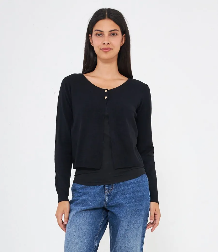 Zuiki Cardigan doppio bottone Discount