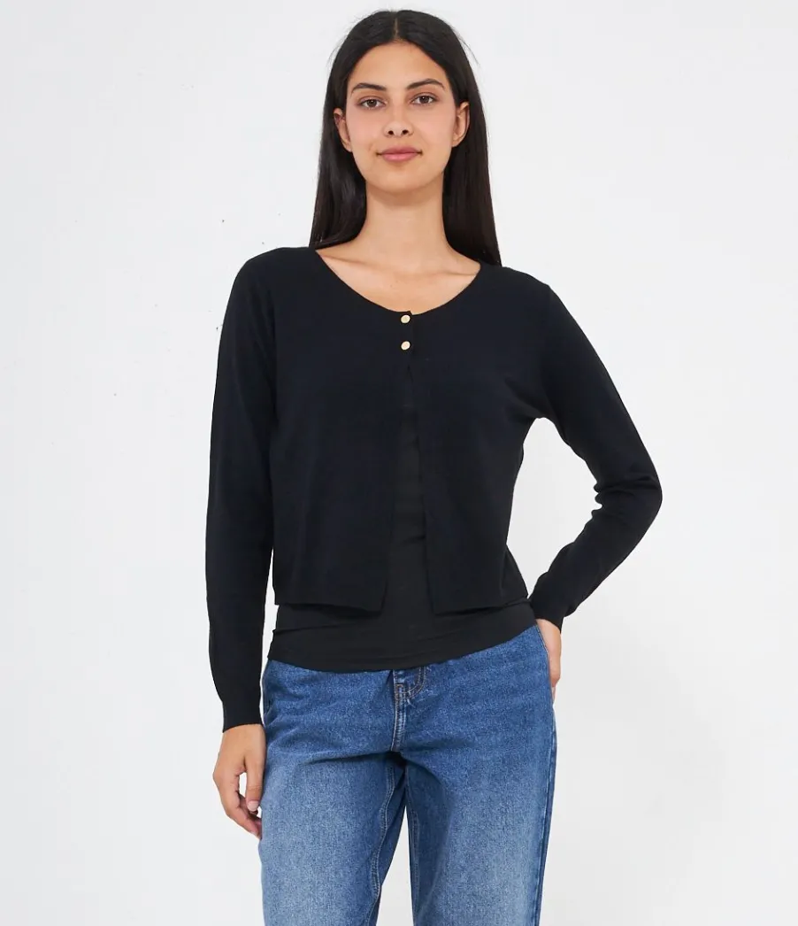 Zuiki Cardigan doppio bottone Discount