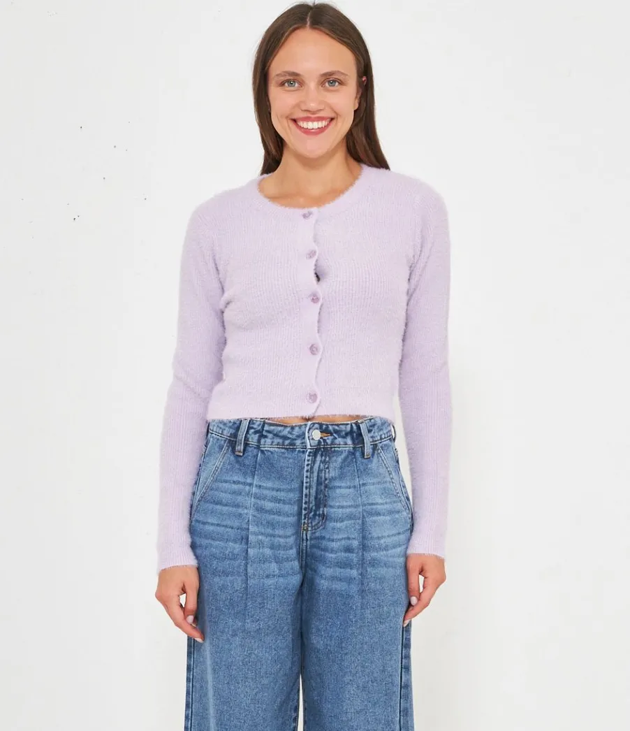 Zuiki Cardigan effetto peluche Sale
