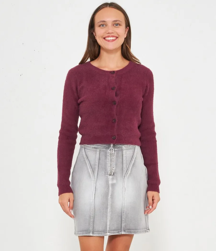 Zuiki Cardigan effetto peluche Sale