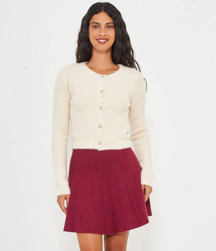 Zuiki Cardigan effetto peluche Sale