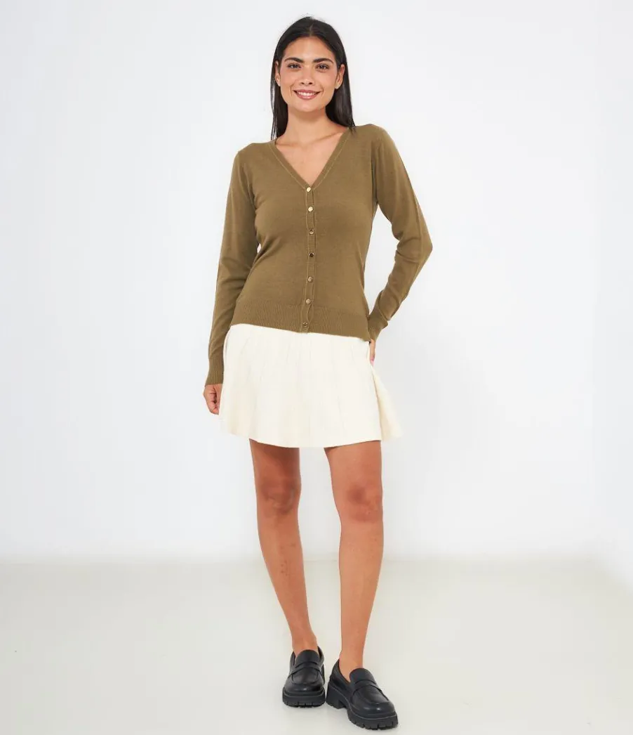 Zuiki Cardigan scollo a v