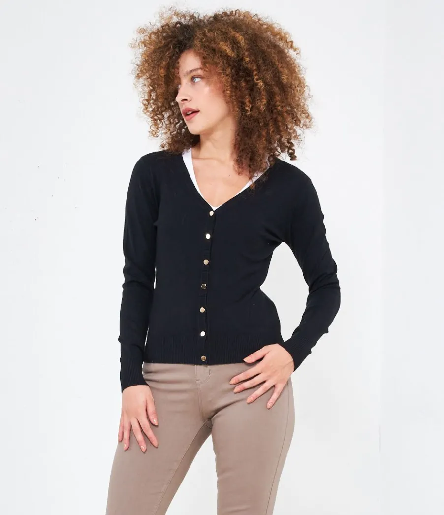 Zuiki Cardigan scollo a v