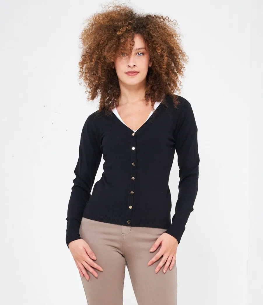 Zuiki Cardigan scollo a v