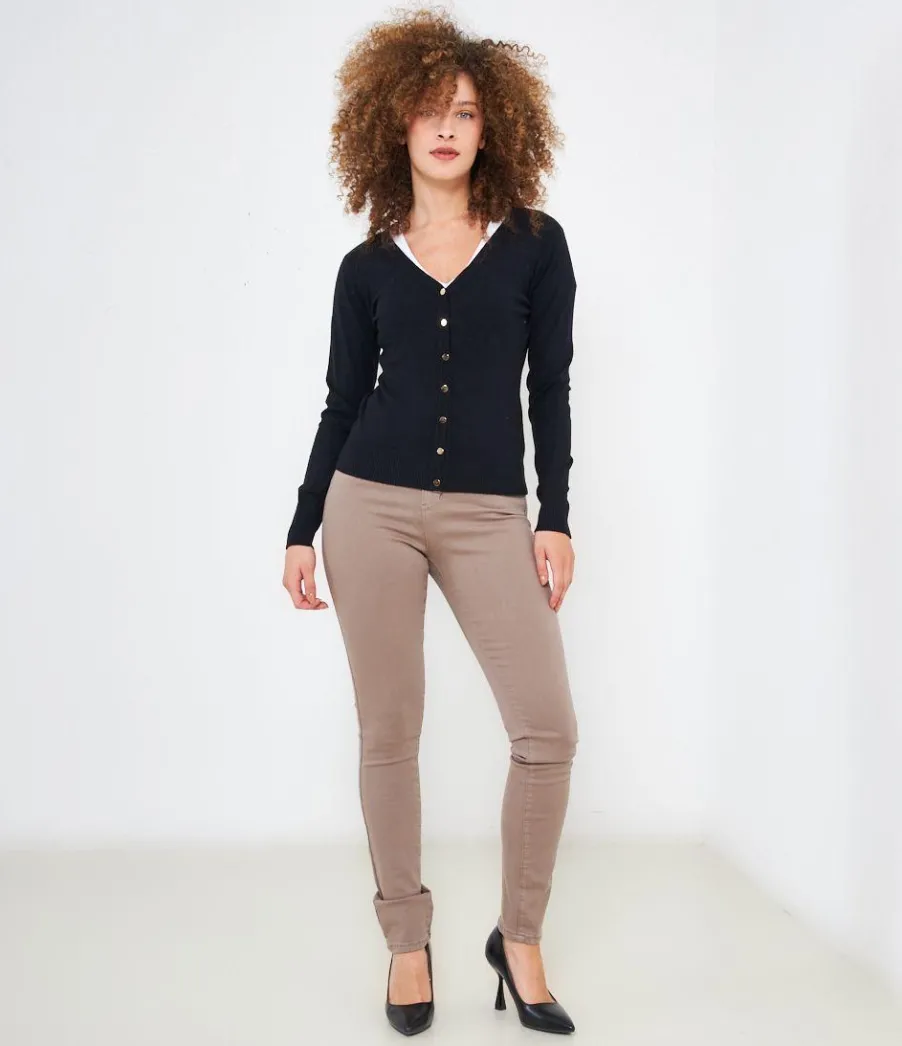 Zuiki Cardigan scollo a v