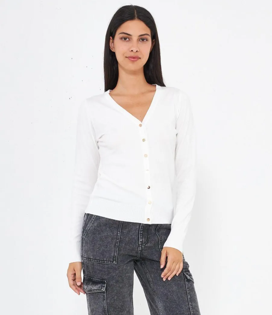 Zuiki Cardigan scollo a v